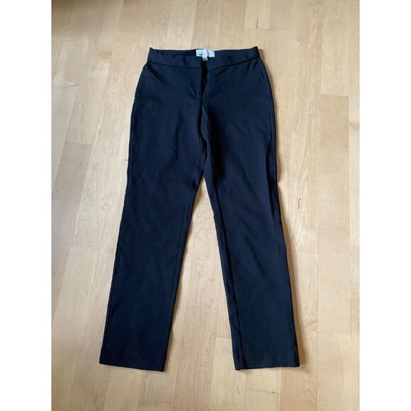 Nordstrom rack BNWOT Black "essential ponte" pants NEW flat front - Picture 2 of 8